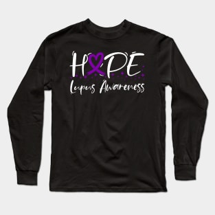 Hope Lupus Awareness Long Sleeve T-Shirt